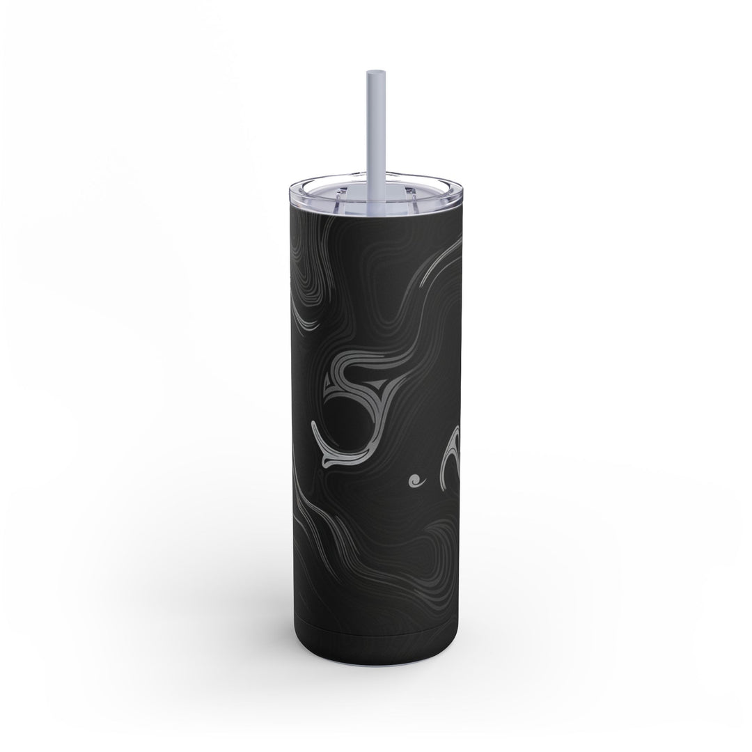 Tumbler Cup - Abstract Black Design