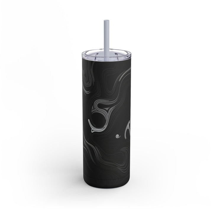 Tumbler Cup - Abstract Black Design