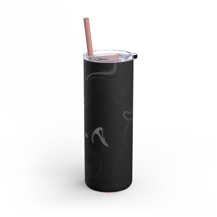 Tumbler Cup - Abstract Black Design