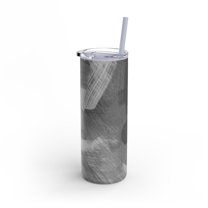 Tumbler - Painted Brush Strokes Design, 20oz Matte Finish