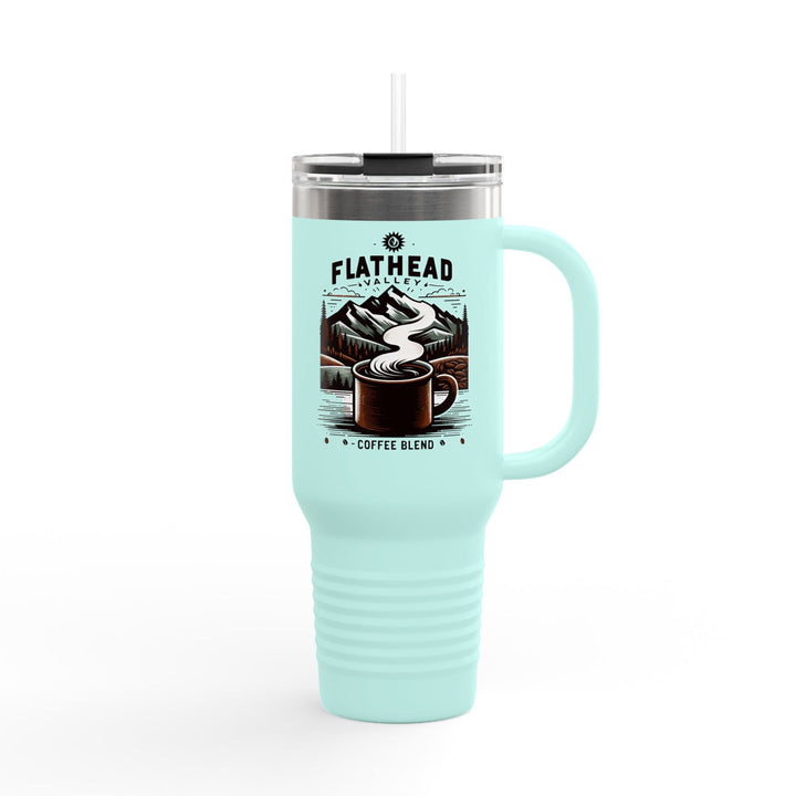 Flathead Valley Coffee Blend Insulated Travel Mug - 40oz Adventure Coffee Cup