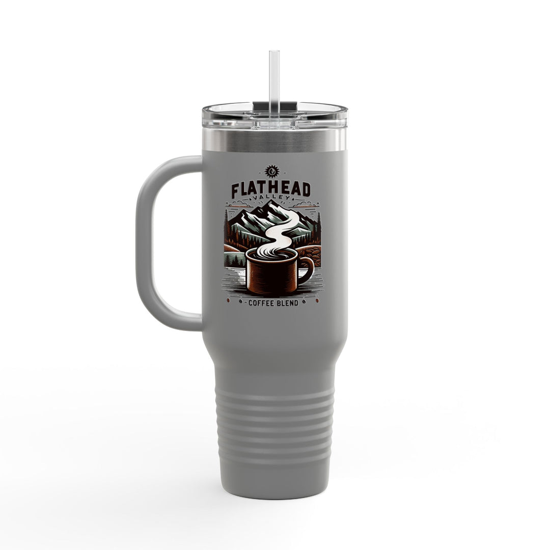 Flathead Valley Coffee Blend Insulated Travel Mug - 40oz Adventure Coffee Cup