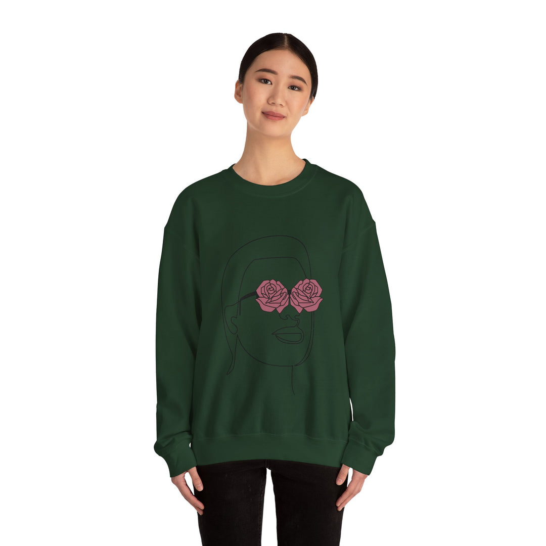 Rose glasses Crewneck Sweatshirt