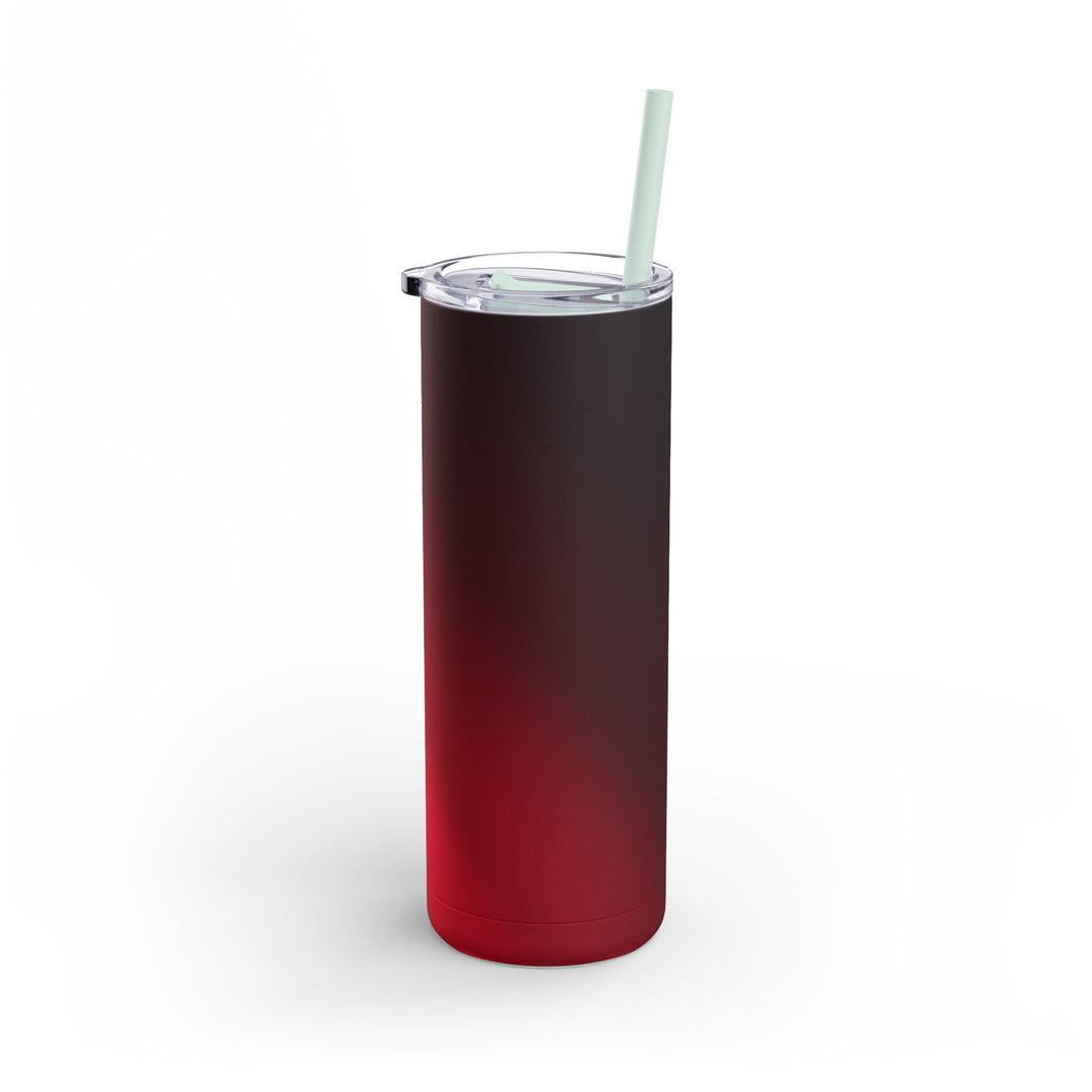 Crimson Skinny Matte Tumbler, 20oz