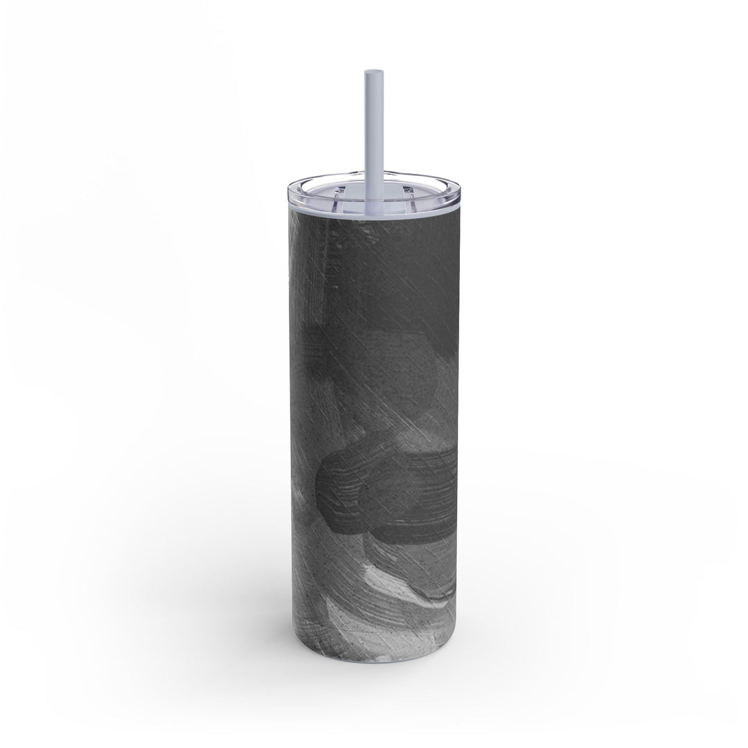 Tumbler - Painted Brush Strokes Design, 20oz Matte Finish