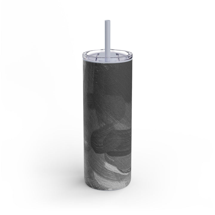 Tumbler - Painted Brush Strokes Design, 20oz Matte Finish