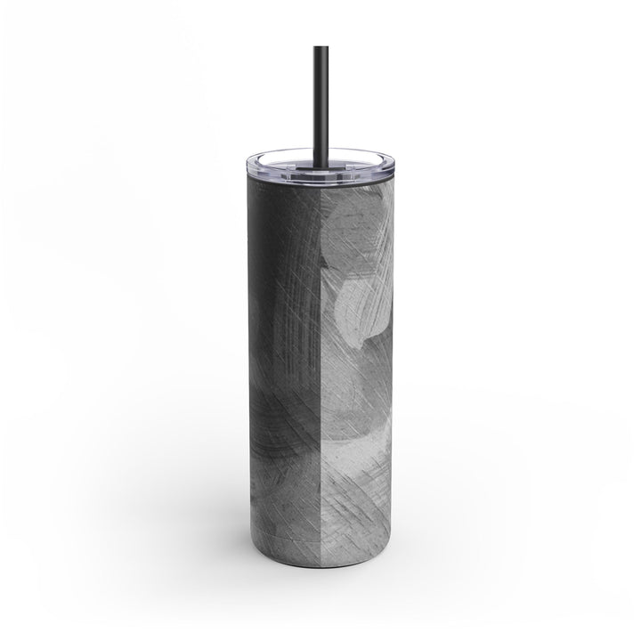Tumbler - Painted Brush Strokes Design, 20oz Matte Finish