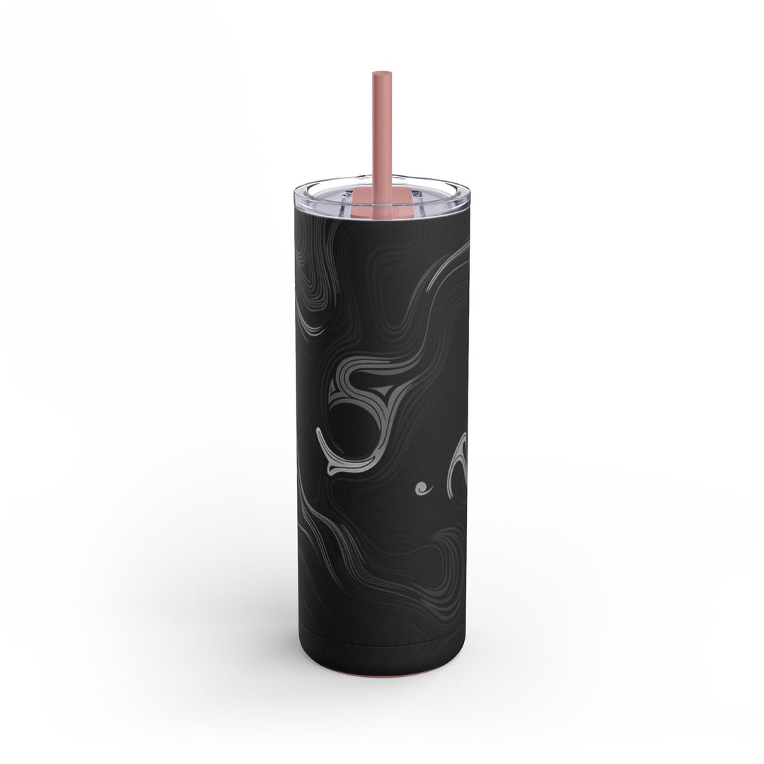 Tumbler Cup - Abstract Black Design