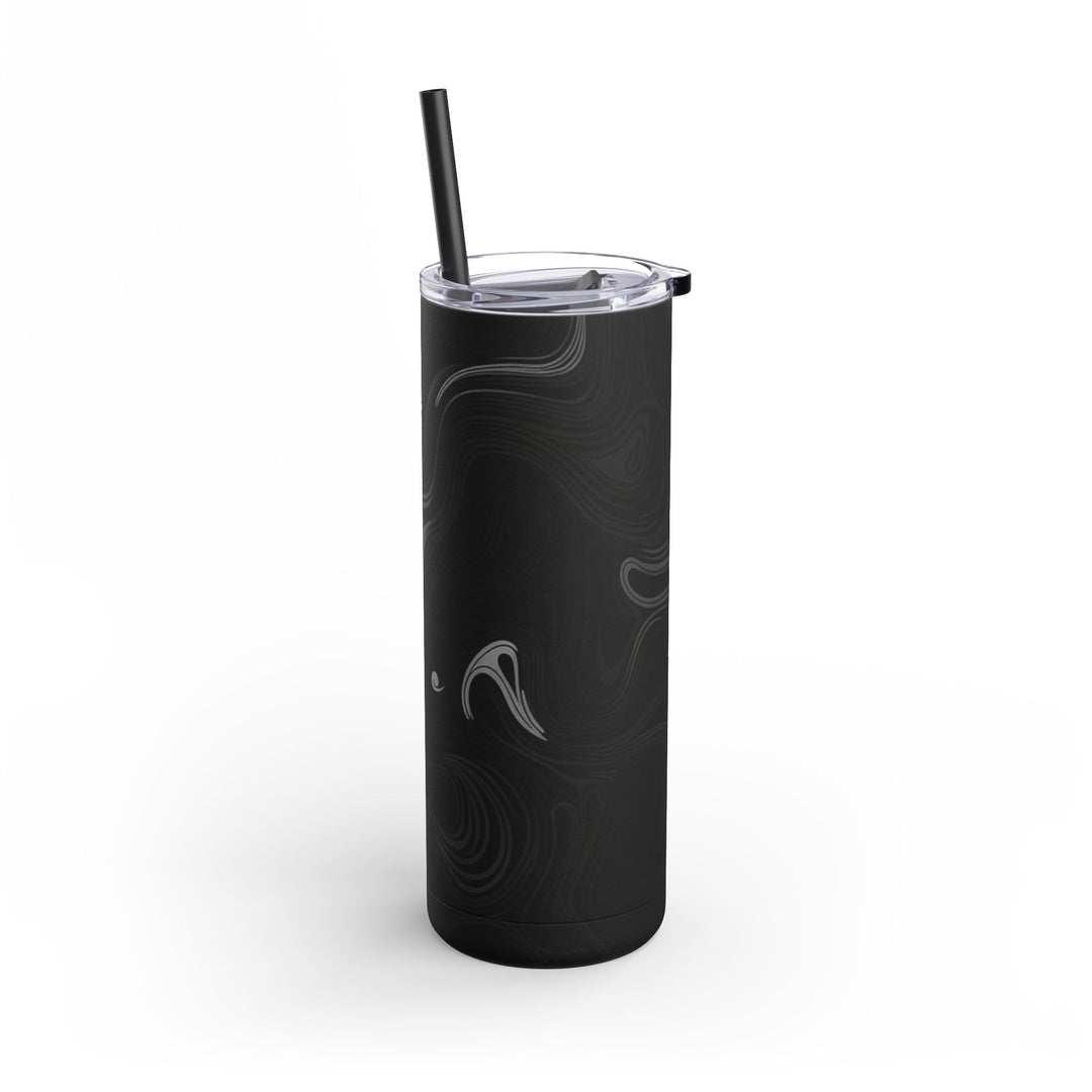 Tumbler Cup - Abstract Black Design