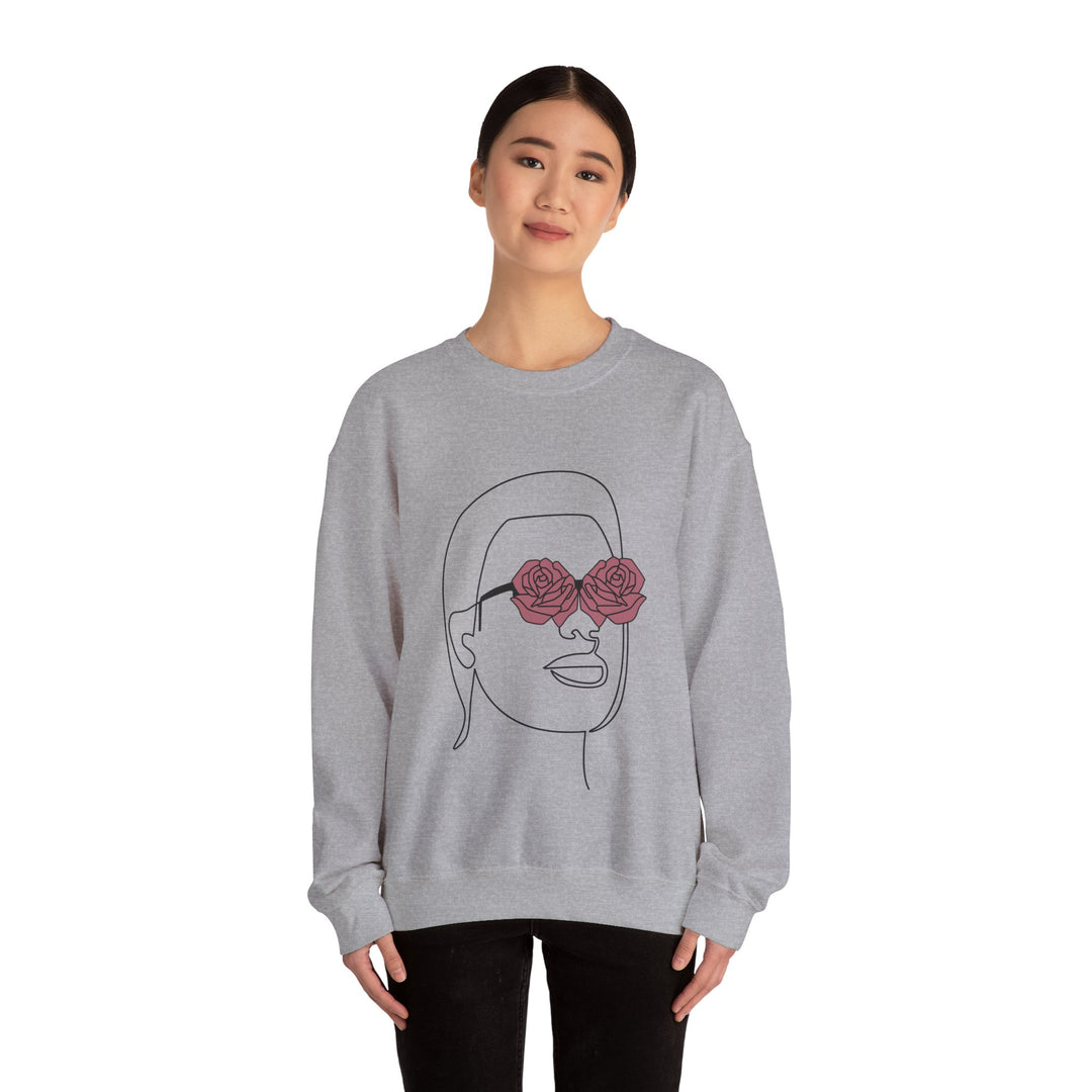 Rose glasses Crewneck Sweatshirt