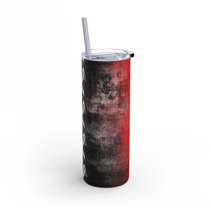 Tumbler - Red Glow Matte Finish 20oz Maars Maker Skinny