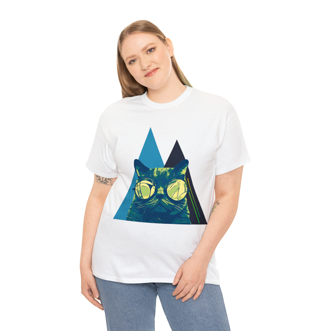 Cat Glasses Heavy Cotton Tee