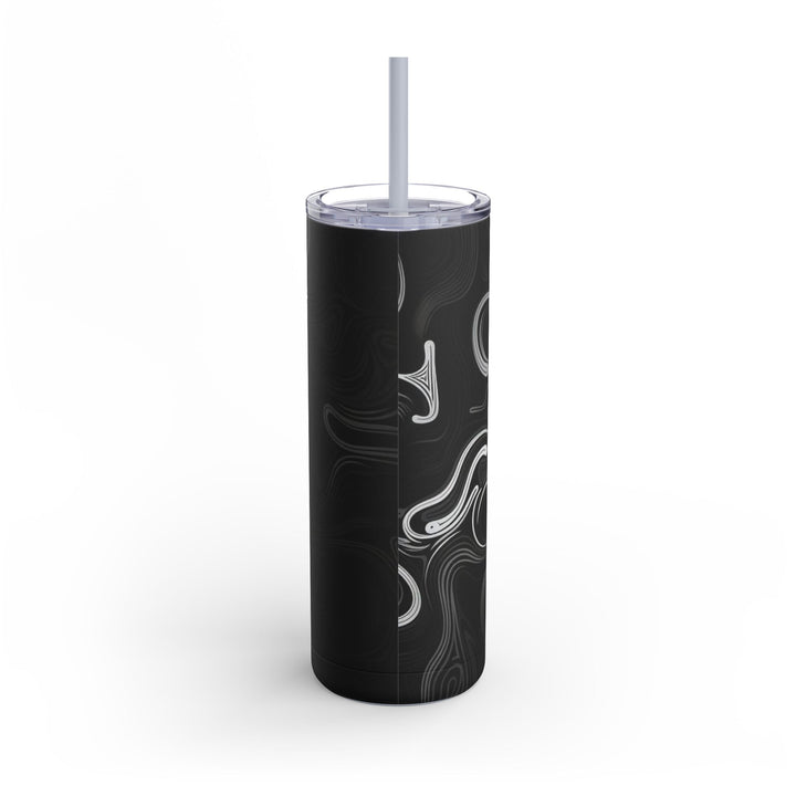 Tumbler Cup - Abstract Black Design