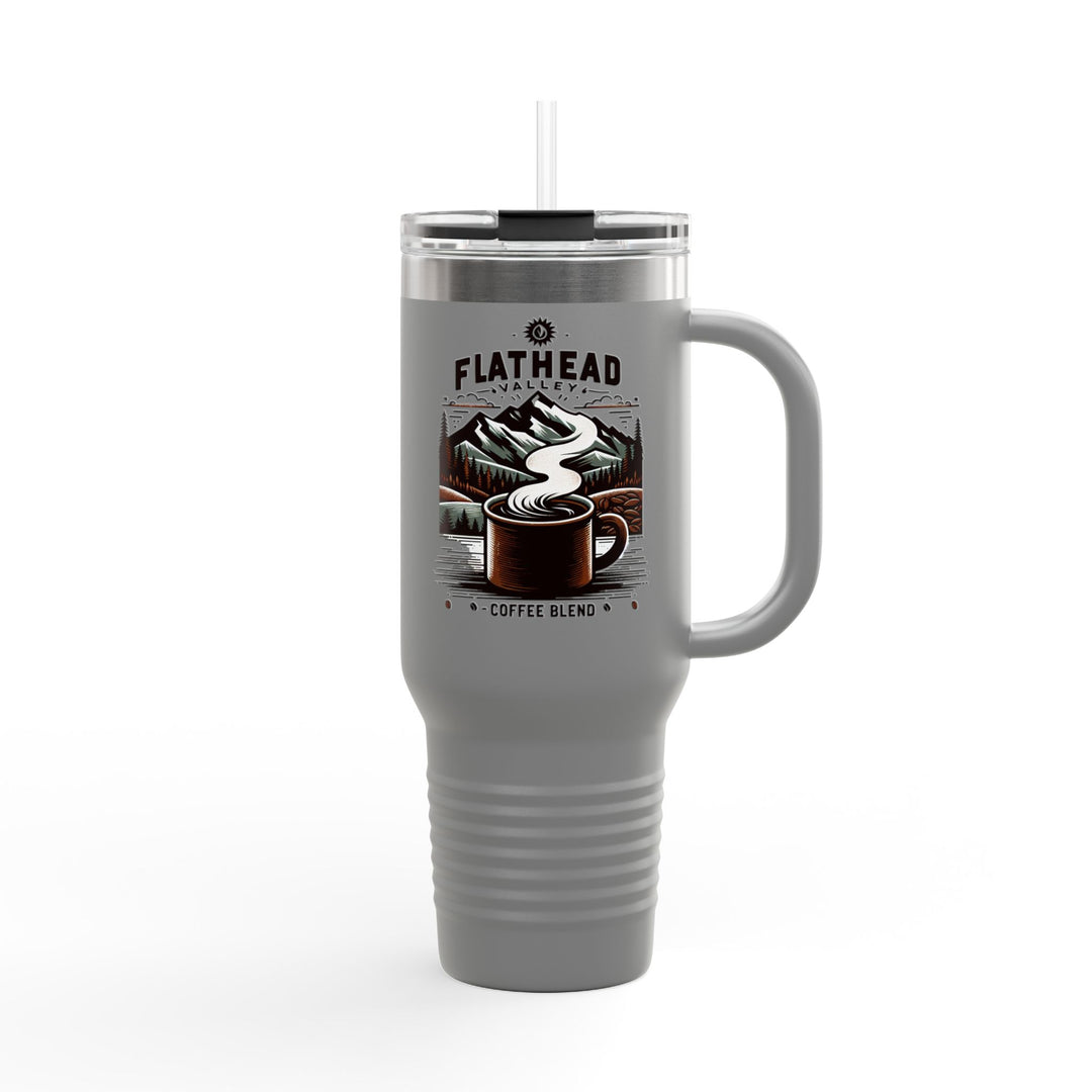 Flathead Valley Coffee Blend Insulated Travel Mug - 40oz Adventure Coffee Cup