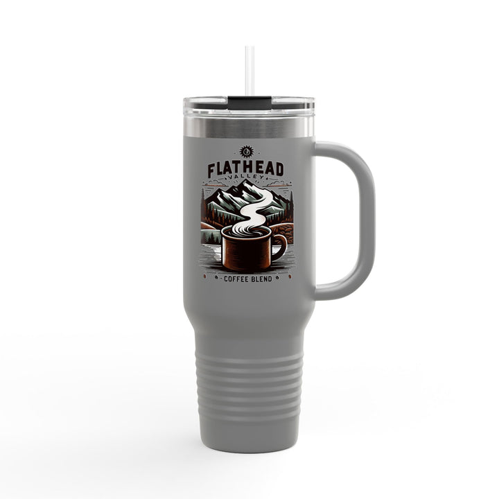 Flathead Valley Coffee Blend Insulated Travel Mug - 40oz Adventure Coffee Cup