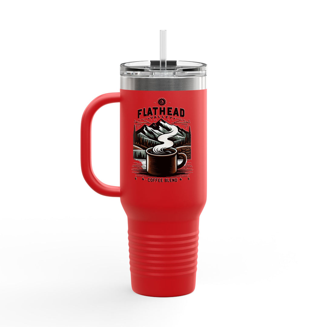 Flathead Valley Coffee Blend Insulated Travel Mug - 40oz Adventure Coffee Cup