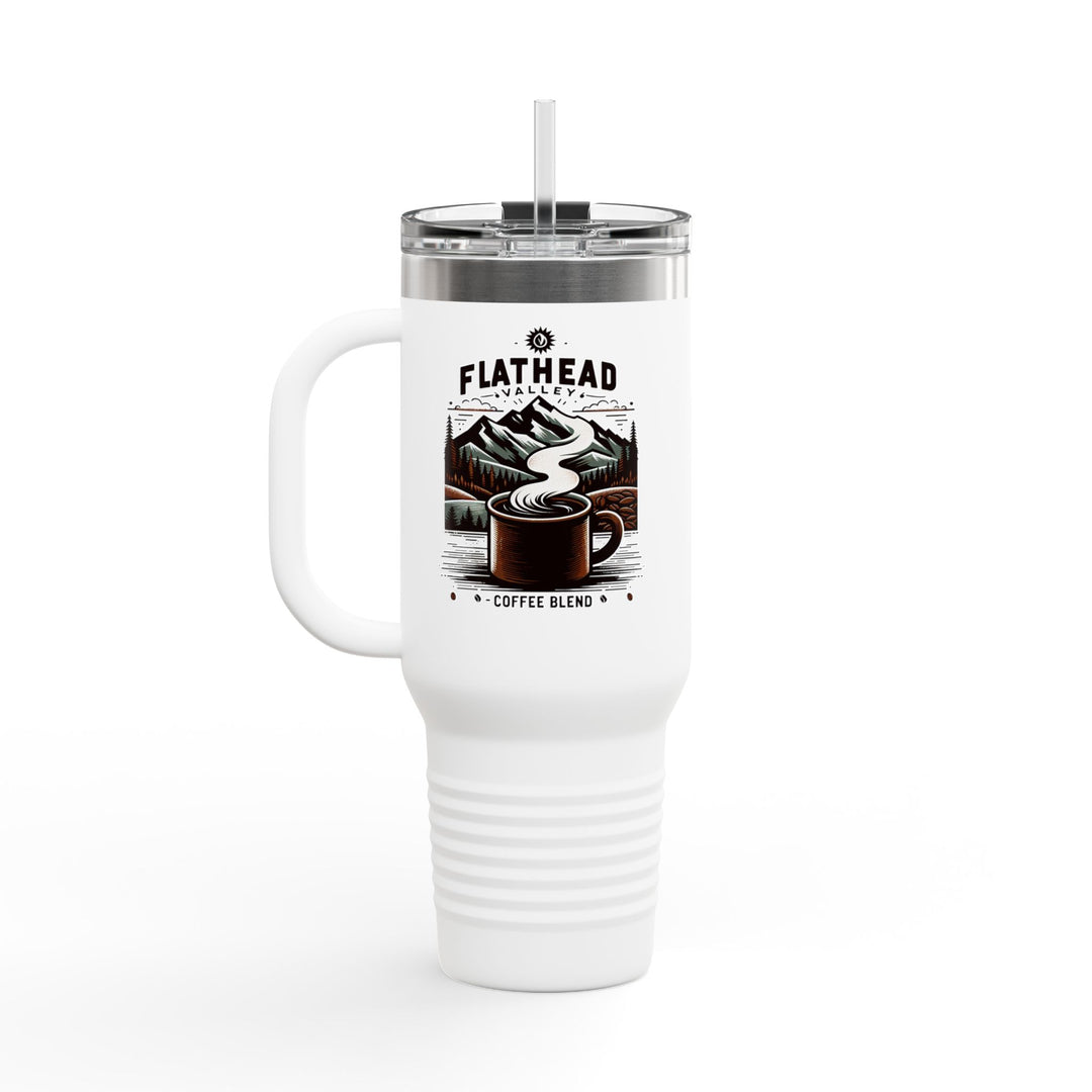 Flathead Valley Coffee Blend Insulated Travel Mug - 40oz Adventure Coffee Cup