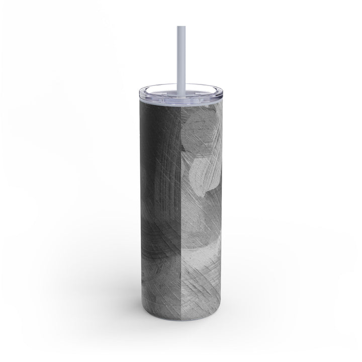 Tumbler - Painted Brush Strokes Design, 20oz Matte Finish