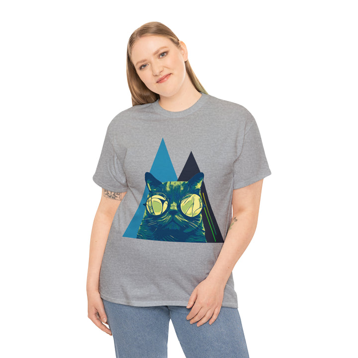 Cat Glasses Heavy Cotton Tee