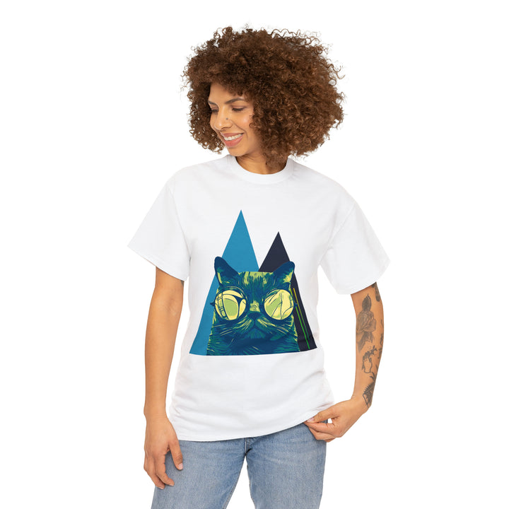 Cat Glasses Heavy Cotton Tee