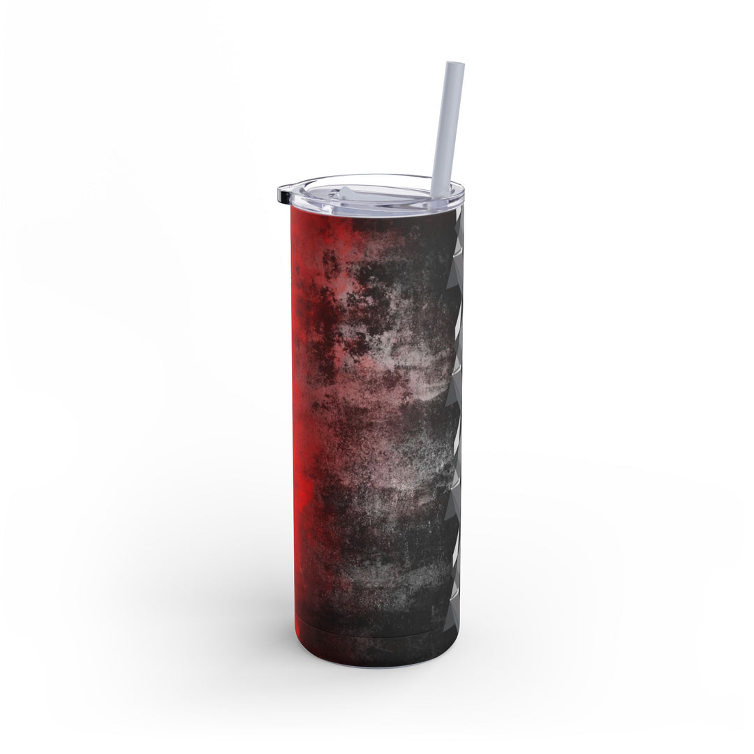 Tumbler - Red Glow Matte Finish 20oz Maars Maker Skinny