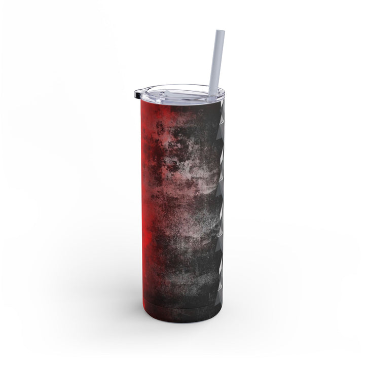 Tumbler - Red Glow Matte Finish 20oz Maars Maker Skinny