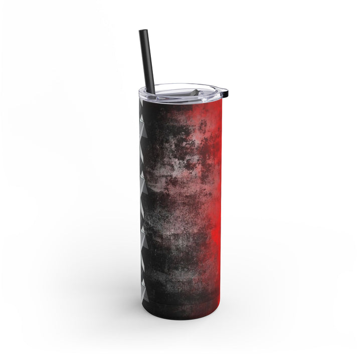 Tumbler - Red Glow Matte Finish 20oz Maars Maker Skinny