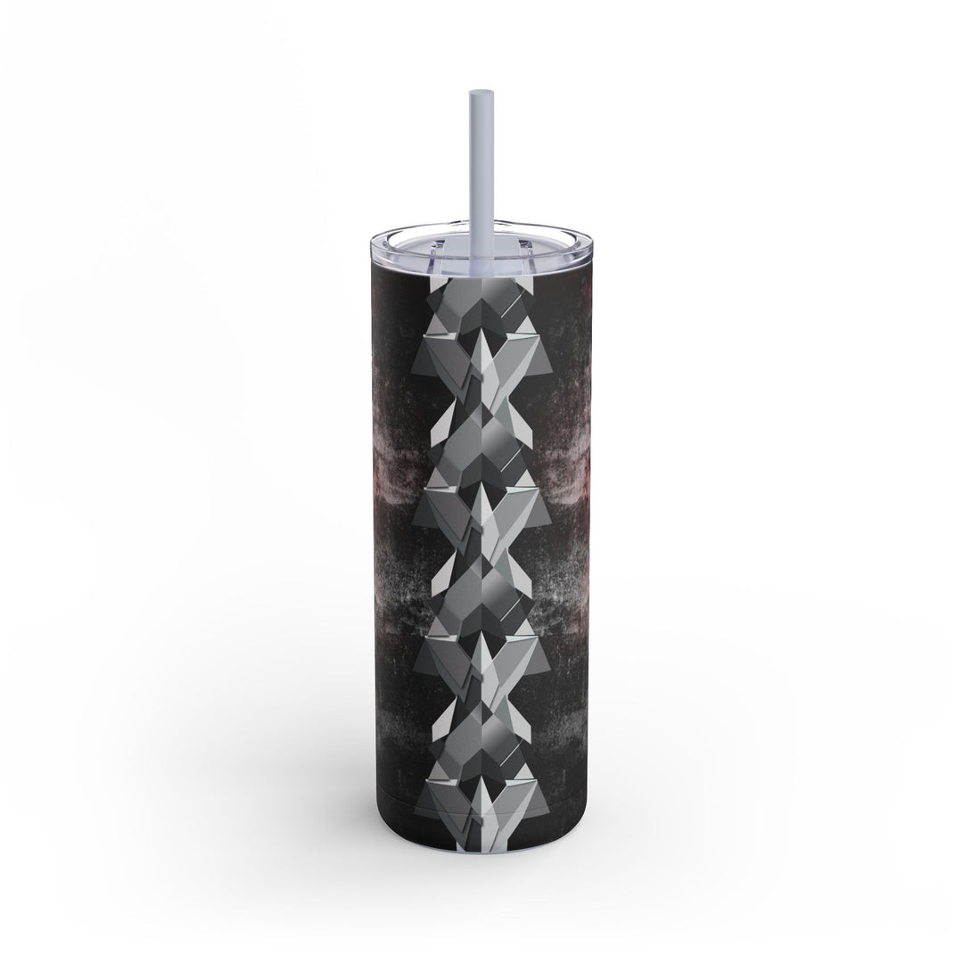 Tumbler - Red Glow Matte Finish 20oz Maars Maker Skinny