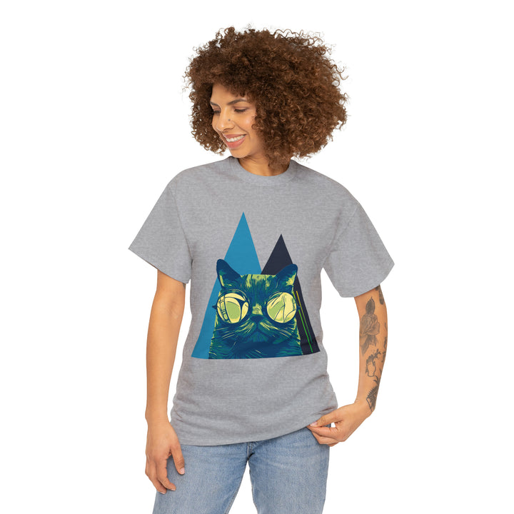 Cat Glasses Heavy Cotton Tee