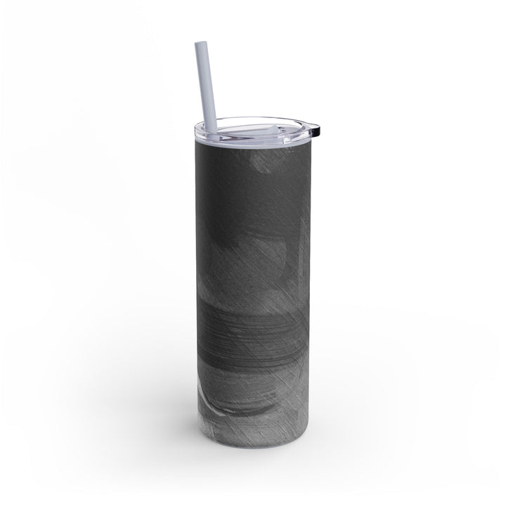 Tumbler - Painted Brush Strokes Design, 20oz Matte Finish