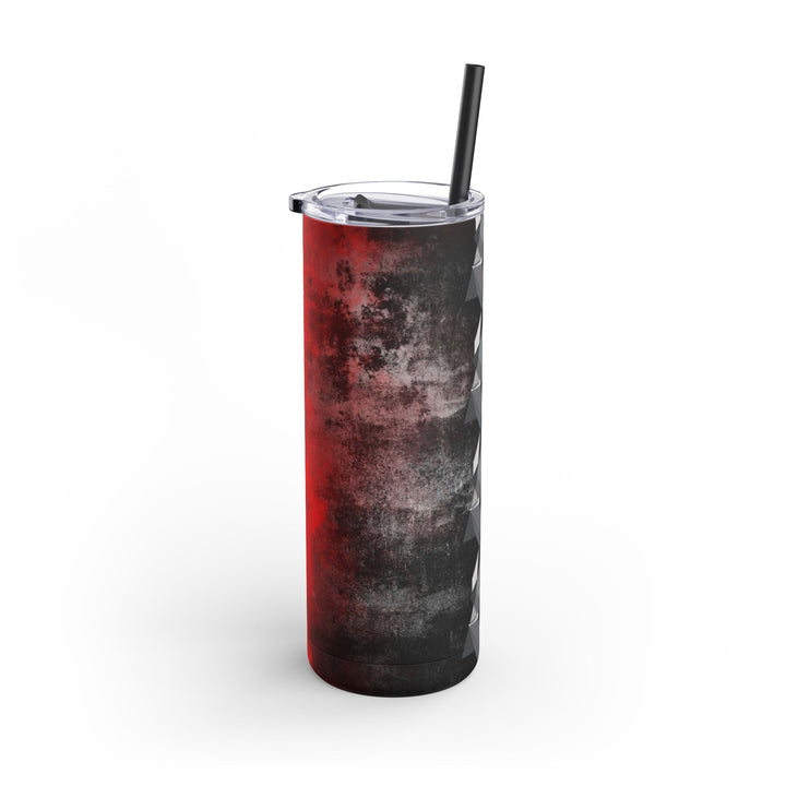 Tumbler - Red Glow Matte Finish 20oz Maars Maker Skinny