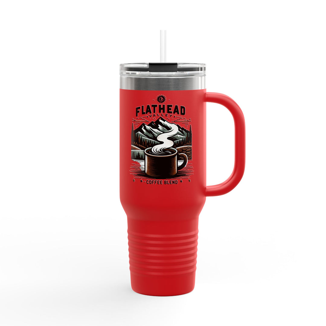 Flathead Valley Coffee Blend Insulated Travel Mug - 40oz Adventure Coffee Cup