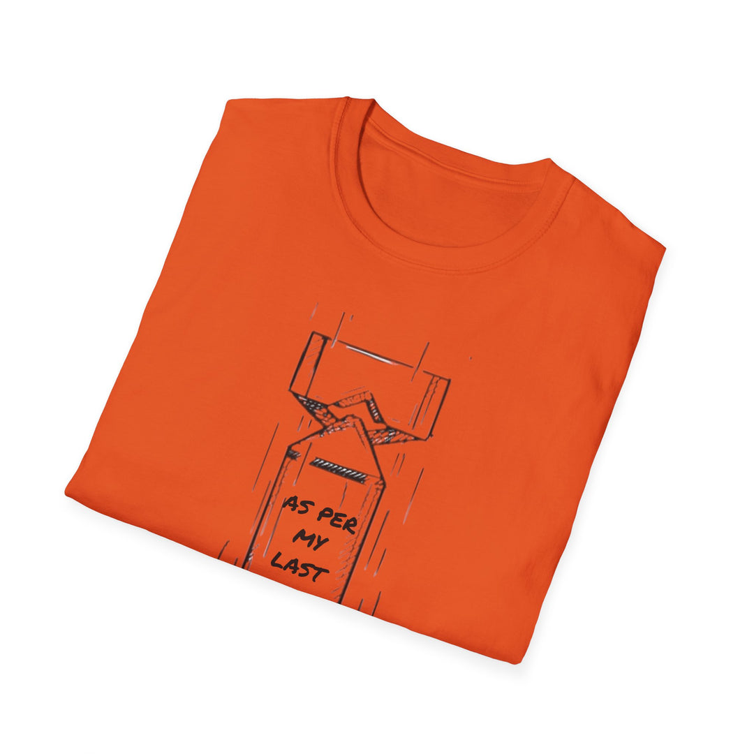 As per my last email T-Shirt