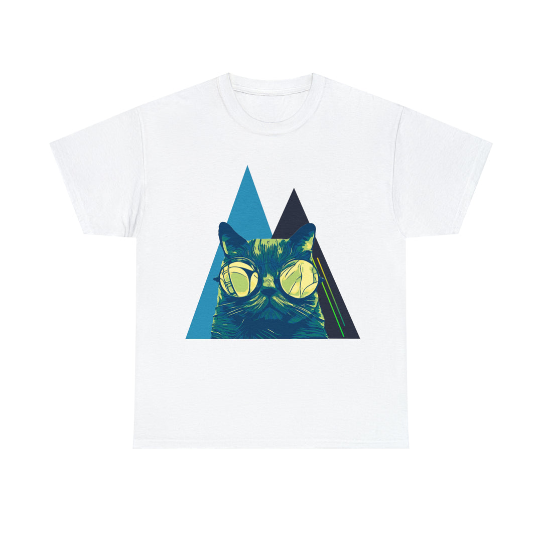 Cat Glasses Heavy Cotton Tee