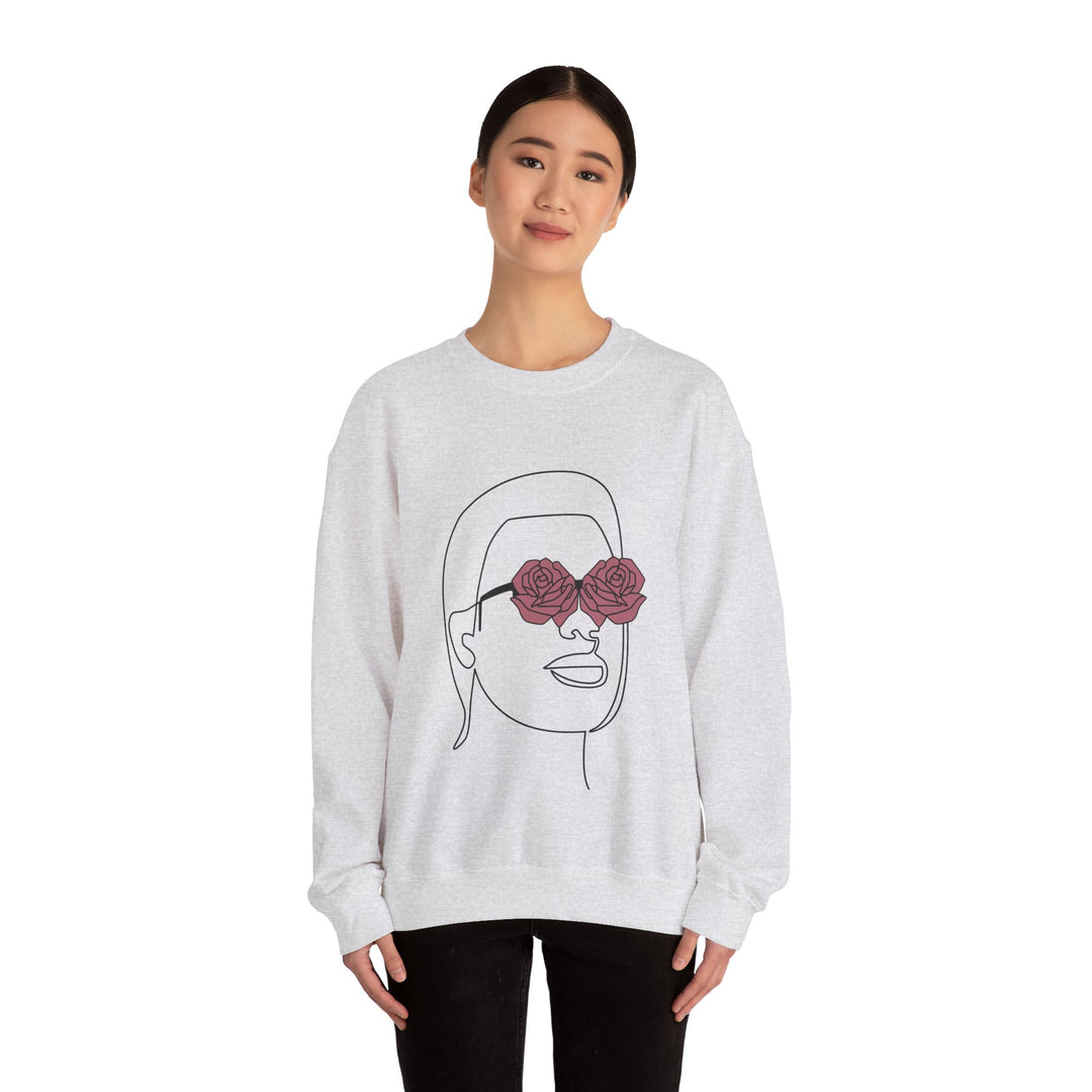 Rose glasses Crewneck Sweatshirt