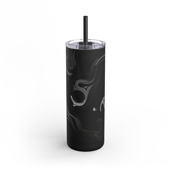 Tumbler Cup - Abstract Black Design