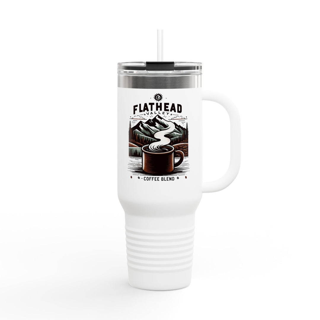 Flathead Valley Coffee Blend Insulated Travel Mug - 40oz Adventure Coffee Cup