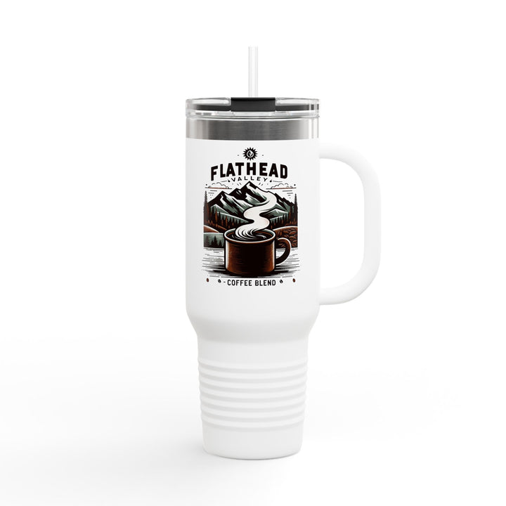 Flathead Valley Coffee Blend Insulated Travel Mug - 40oz Adventure Coffee Cup