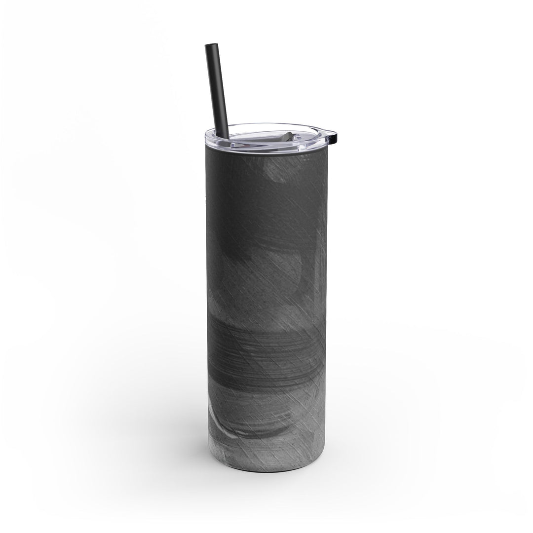 Tumbler - Painted Brush Strokes Design, 20oz Matte Finish