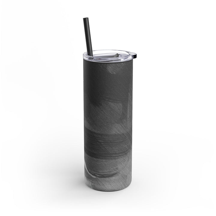 Tumbler - Painted Brush Strokes Design, 20oz Matte Finish