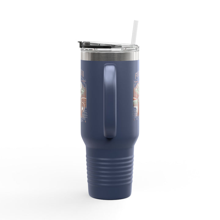 Flathead Valley Coffee Blend Insulated Travel Mug - 40oz Adventure Coffee Cup