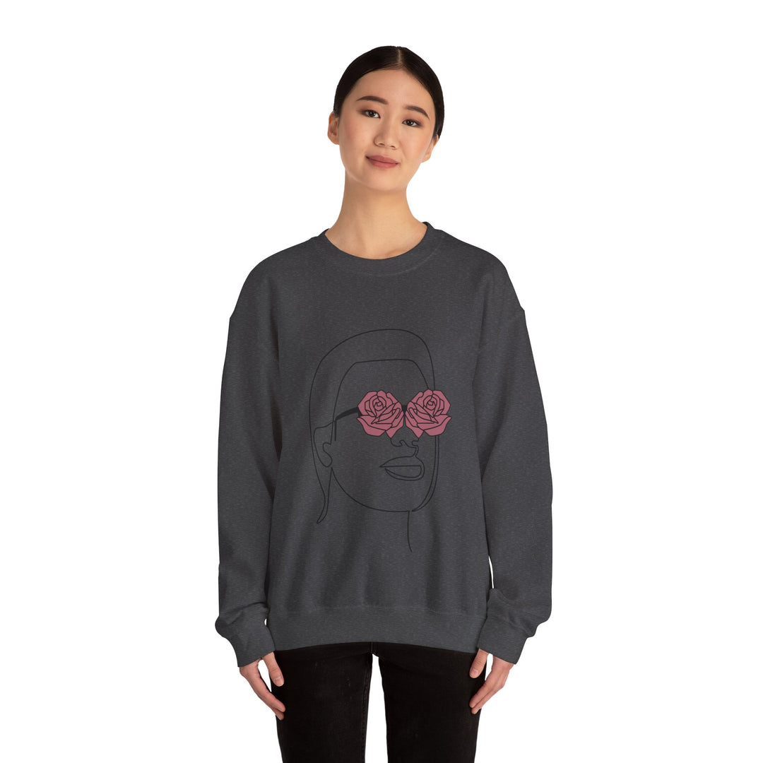 Rose glasses Crewneck Sweatshirt